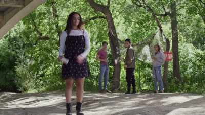 -It's a school night.
-You're one to talk. - Missing and Alone