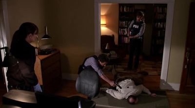 It's a secret hallway
connected to his bedroom. - Criminal Minds