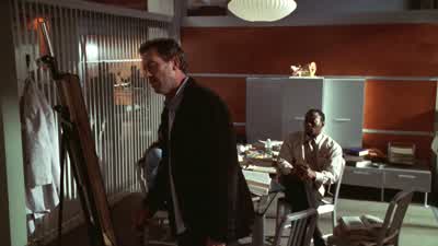 It's a sick brain, having fun, torturing him, talking to him. - House