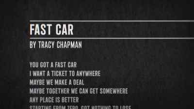 It's a song
about someone trying to break - LOUDER: The Soundtrack of Change