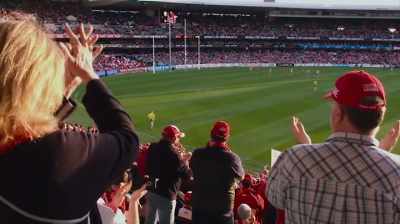 It's a standing
ovation here at the SCG, - The Australian Dream