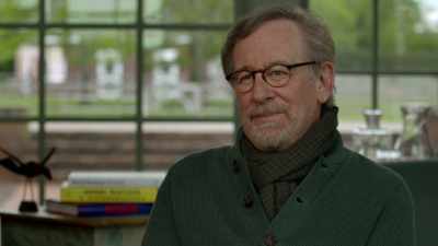 It's a terrible cliché,
but bells began ringing. - Spielberg