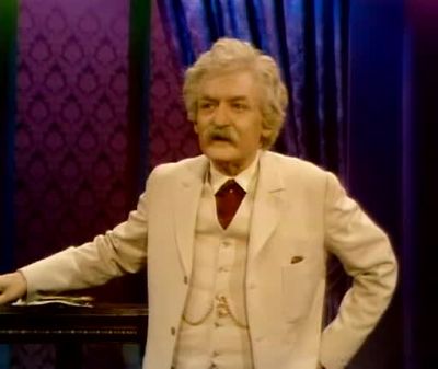 It's a terrible death to be talked to death - Hal Holbrook: Mark Twain Tonight!