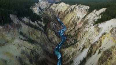 It's a testament to
the river's power - Yellowstone: One-Fifty