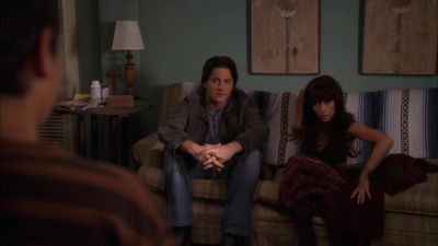 It's a white dove. Wings outstretched - Ghost Whisperer