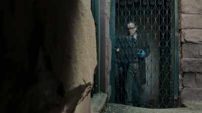 It's ajar because it doesn't close.
It hasn't for years. - The Night Of