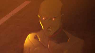 It's all aggression, all about the fight.
Killing machine. - The Death and Return of Superman