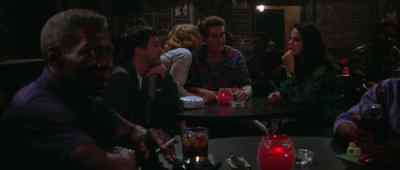 - It's all black people.
- Is he lookin' over here? - Short Cuts
