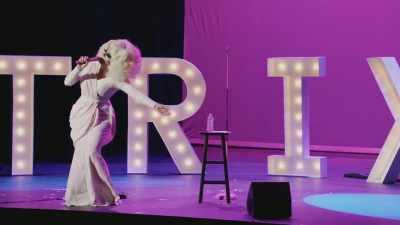 It's all for you, Davien!
[imitates booming] - Trixie Mattel: Skinny Legend