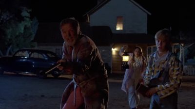 It's already mutated into human form Shoot it - Back to the Future
