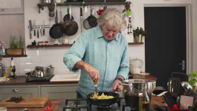 It's also the ideal tool
for going around - James May: Oh Cook!