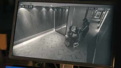It's always angled away
from the camera - NCIS: Sydney