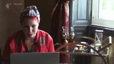 It's always nice to
up cycle something - Escape to the Chateau: Make Do & Mend