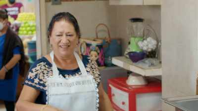 - It's amazing person
and amazing cook. - Eva Longoria: Searching for Mexico