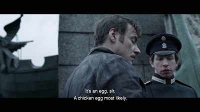 It's an egg, sir.
A chicken egg most likely. - The Ninth