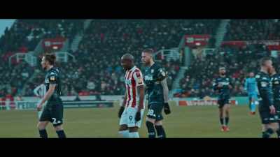 It's an intense atmosphere
in the Stoke ground - Take Us Home: Leeds United