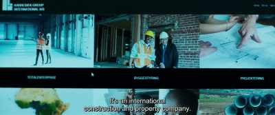 It's an international
construction and property company. - The Marco Effect