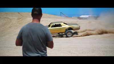 It's an offroad brush truck, - Action