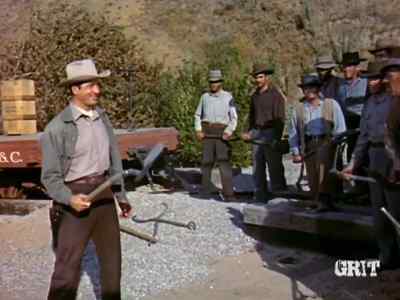 It's an open game, boys. - Rails Into Laramie