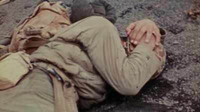 It's an unceasing,
ear-splitting barrage. - The Pacific War in Color