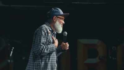 It's awful." You know,
'cause there's all these needles - David Cross: Oh Come On