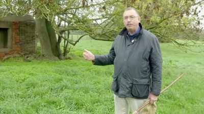 It's backed up behind me by two more pillbox, - The Buildings That Fought Hitler