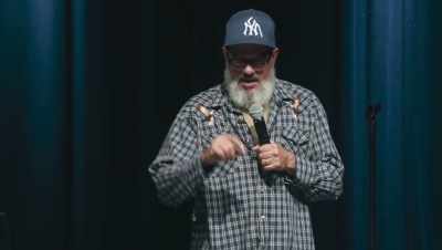 It's backlit
by this white light. Right? - David Cross: Oh Come On