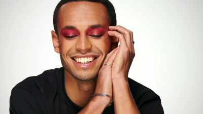 It's basic, and he looks uncomfortable. - Glow Up: Britain's Next Make-Up Star