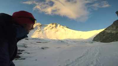 It's so beautiful.
Hopefully it gets warm soon. - Kilian Jornet, Path to Everest