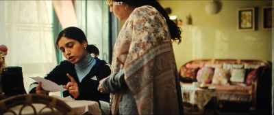 -It's because--"
-"Even men feel shy at times!" - Badhaai Do