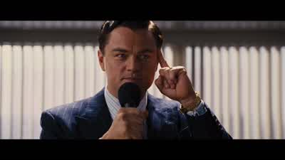 It's because this man is a creative genius. - The Wolf of Wall Street