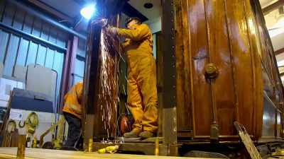 It's been a long
journey for the team, - Great Rail Restorations with Peter Snow