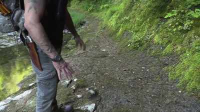 It's been beaten down and
all that moss has
been stripped away. - Expedition Bigfoot