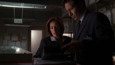 It's been encrypted.
Mm. - The X-Files
