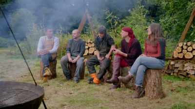 It's been fun. Tiring, but fun.
Yeah, tiring. Very tiring. - Handmade: Britain's Best Woodworker