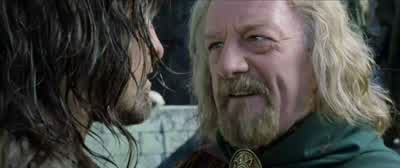 It's been going for hours They must have decided something by now Decided No We only just finished saying good morning But it's nighttime already You can't take forever Don't be hasty We're running out of time - The Lord of the Rings: The Two Towers