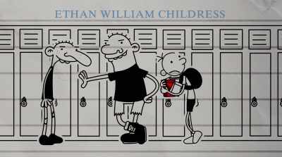 It's been hard enough getting through
the first week of middle school - Diary of a Wimpy Kid