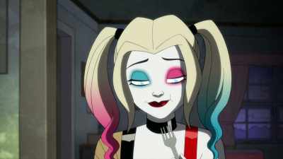 It's been so nice havin' ya
here, honey. - Harley Quinn