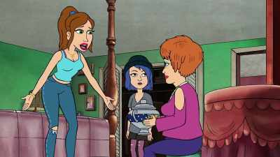 -It's been on my to-do list.
-For 13 years?! - Bless the Harts