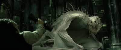 It's been trained to expect painwhen it hears the noise. - Harry Potter and the Deathly Hallows: Part 2