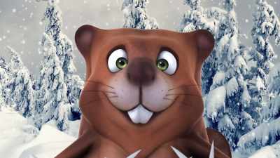 It's Benny the Beaver, - A Frozen Christmas 2