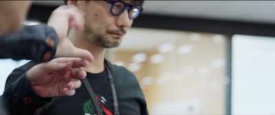 It's bent, right? Like this. - Hideo Kojima: Connecting Worlds