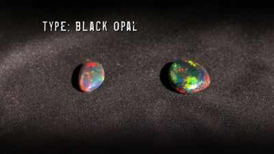 It's black opal, the most
valuable opal in the world. - Outback Opal Hunters
