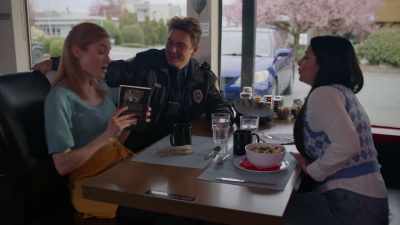 It's my break,
and I always read on my break-- - Aurora Teagarden Mysteries: Something New