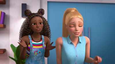 It's by the author,
Drue Charles. - Barbie: A Touch of Magic