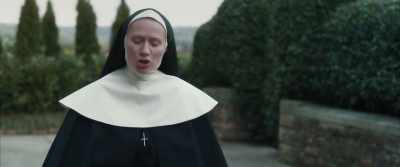 It's called "custody of the eyes." - Novitiate