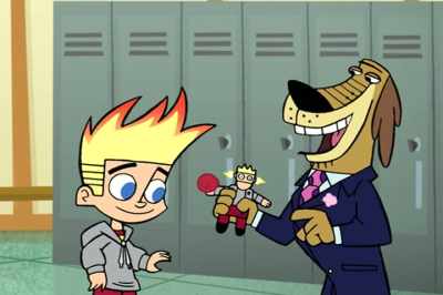 It's called
the Johnny Dodgeball action figure and night light. - Johnny Test