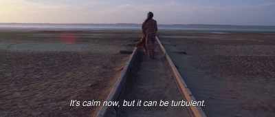 It's calm now, but it can be turbulent. - Birds of Passage