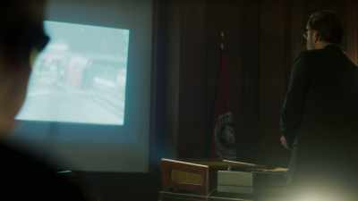 It's CCTV footage
from the border - The City and the City
