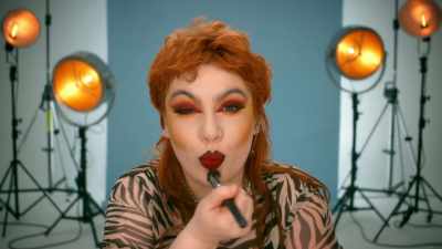 It's cheesy saying that, but... [chuckles] - Glow Up: Britain's Next Make-Up Star